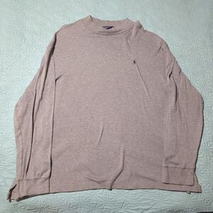 Polo Golf Ralph Lauren Men's XXL Gray Pullover Long Sleeve Shirt Mock Neck